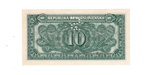1950 10 Kčš séria Ma stav unc perforácia S 1