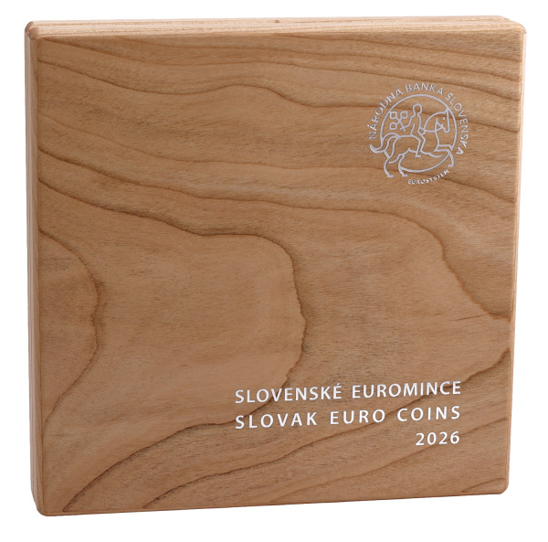 2026 Súbor mincí SR proof like v drevenej kazete - XXV. ZOH Milano - Cortina d'Ampe 1
