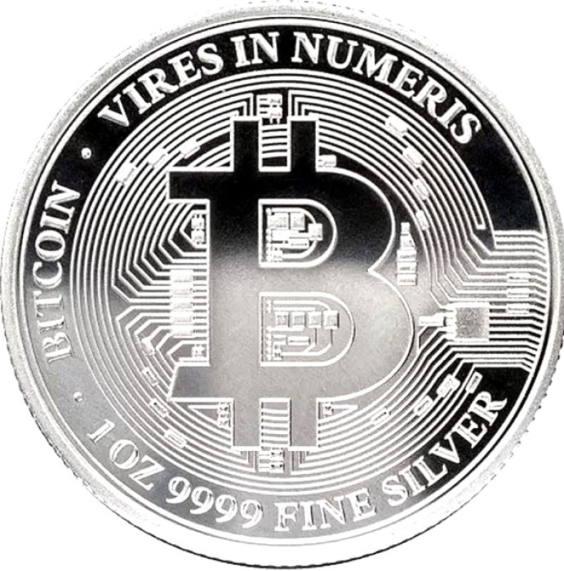 2022 2 Dollars Niue BU 1 Oz Ag Bitcoin