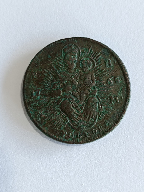 1765 poltura W Mária Terézia krásny stav 1