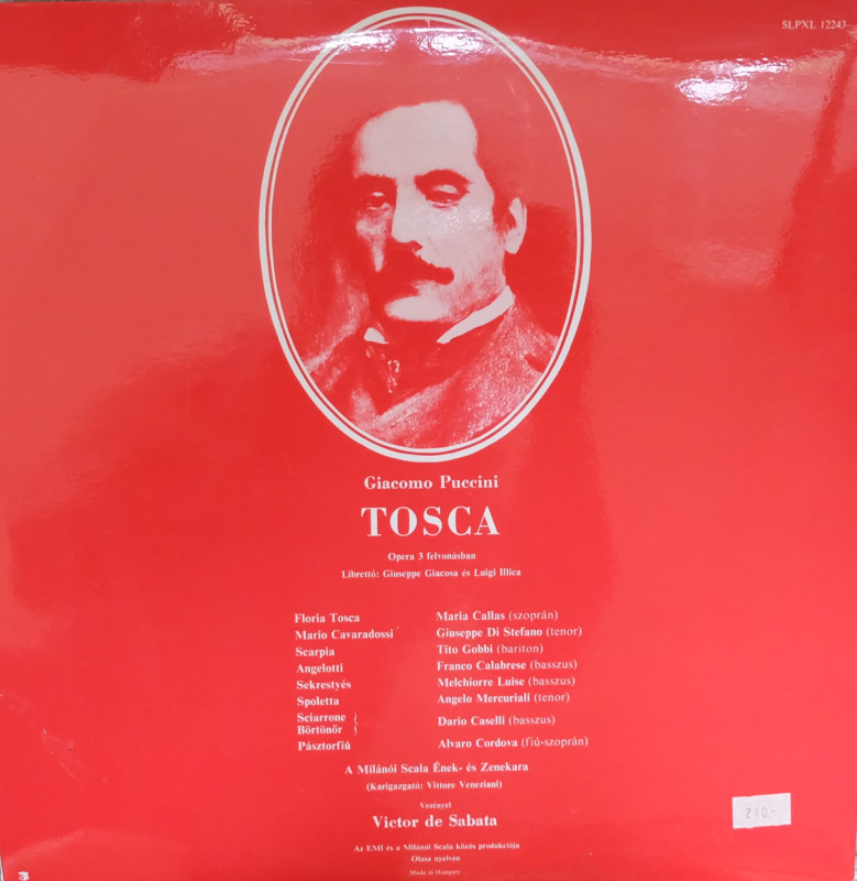 LP Maria Callas Puccini Tosca 1