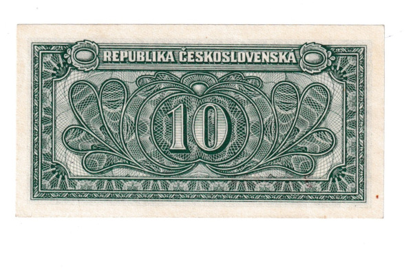 1950 10 Kčš séria F stav Au 1