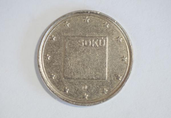 Reklamný žetón SDKU k zavedeniu eura na Slovensku