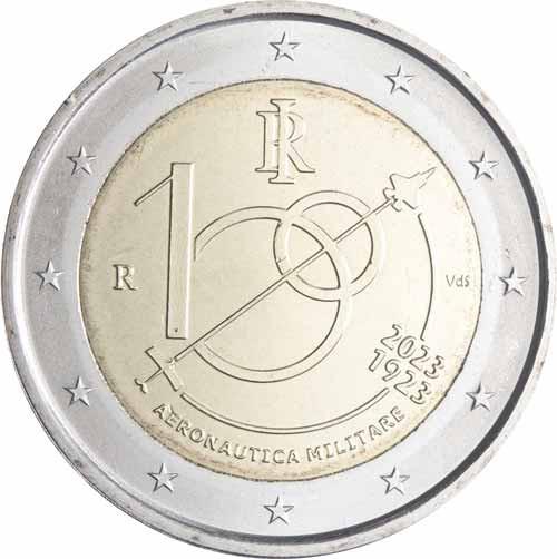2023 Taliansko 2 eurá  Letectvo