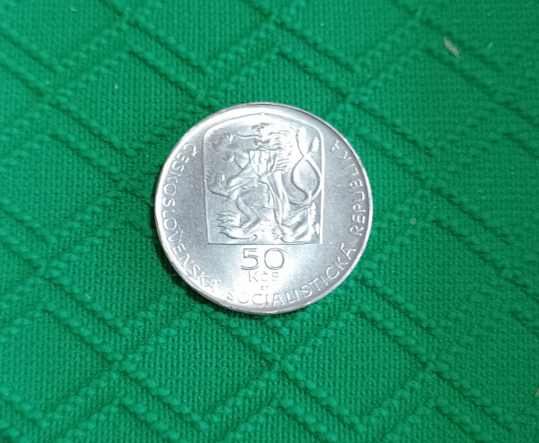 1974 50 Kčs- Janko Jesenský - 100. výročie narodenia 1