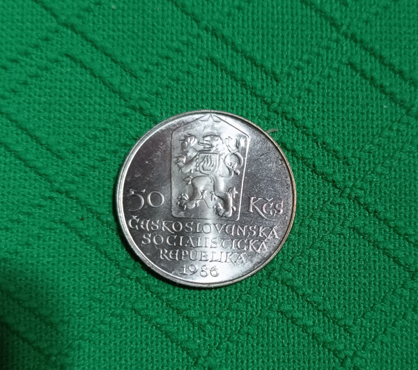 1986 50 Kčs - Bratislava - mestská pamiatková rezervácia 1